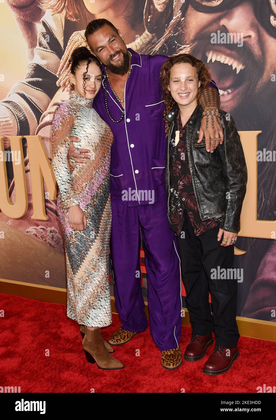 Lola Iolani Momoa, Jason Momoa et Nakoa Wolf Manakauapo Namakaeha