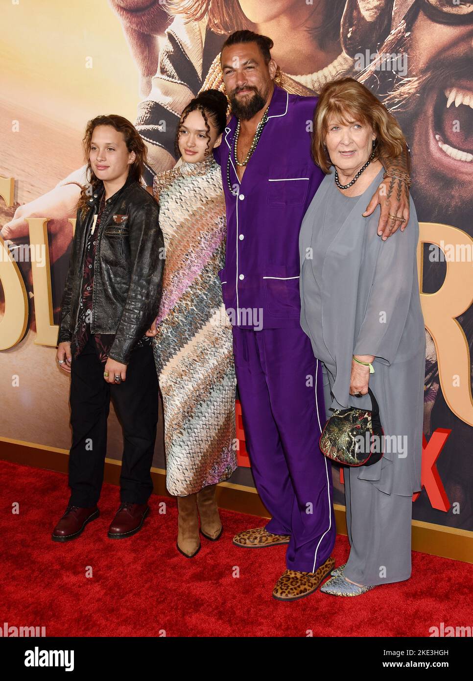 Nakoa-Wolf Manakauapo Namakaeha, Lola Iolani Momoa, Jason Momoa et Coni