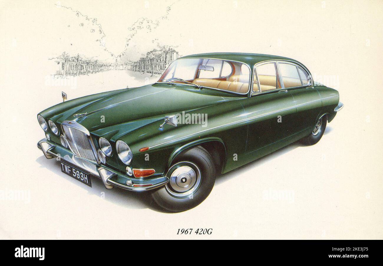 Jaguar 420 G car, Royaume-Uni 1967 Banque D'Images