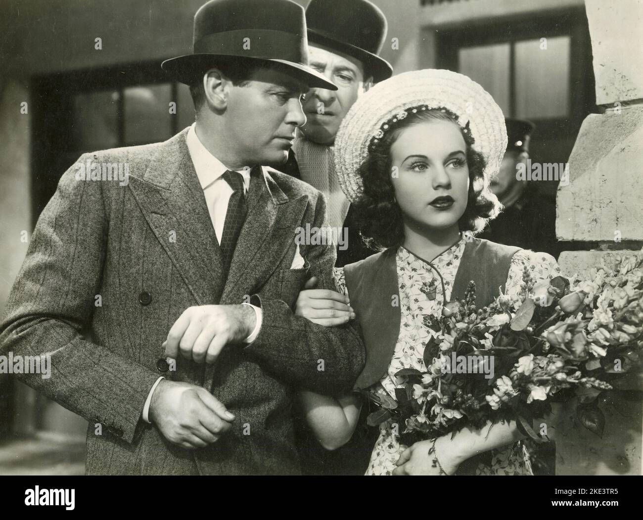 Acteurs Herbert Marshall et Deanna Durbin dans le film One Hundred Men and a Girl, USA 1937 Banque D'Images