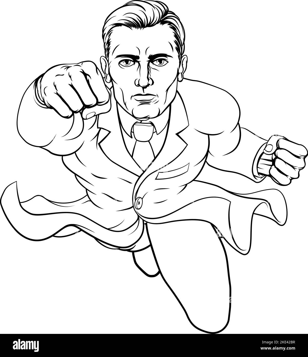 Cartoon scientist professor wearing lab Banque de photographies et d