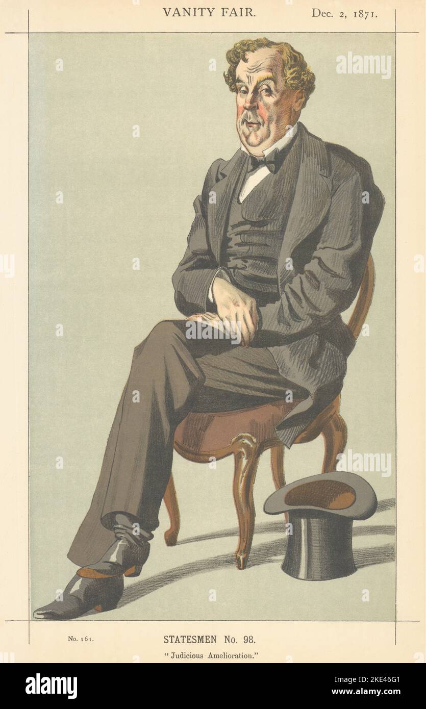 CARICATURE DE L'ESPION DE LA VANITÉ Alexander Baillie-Cochrane 'Amelioration judicieuse' 1871 Banque D'Images
