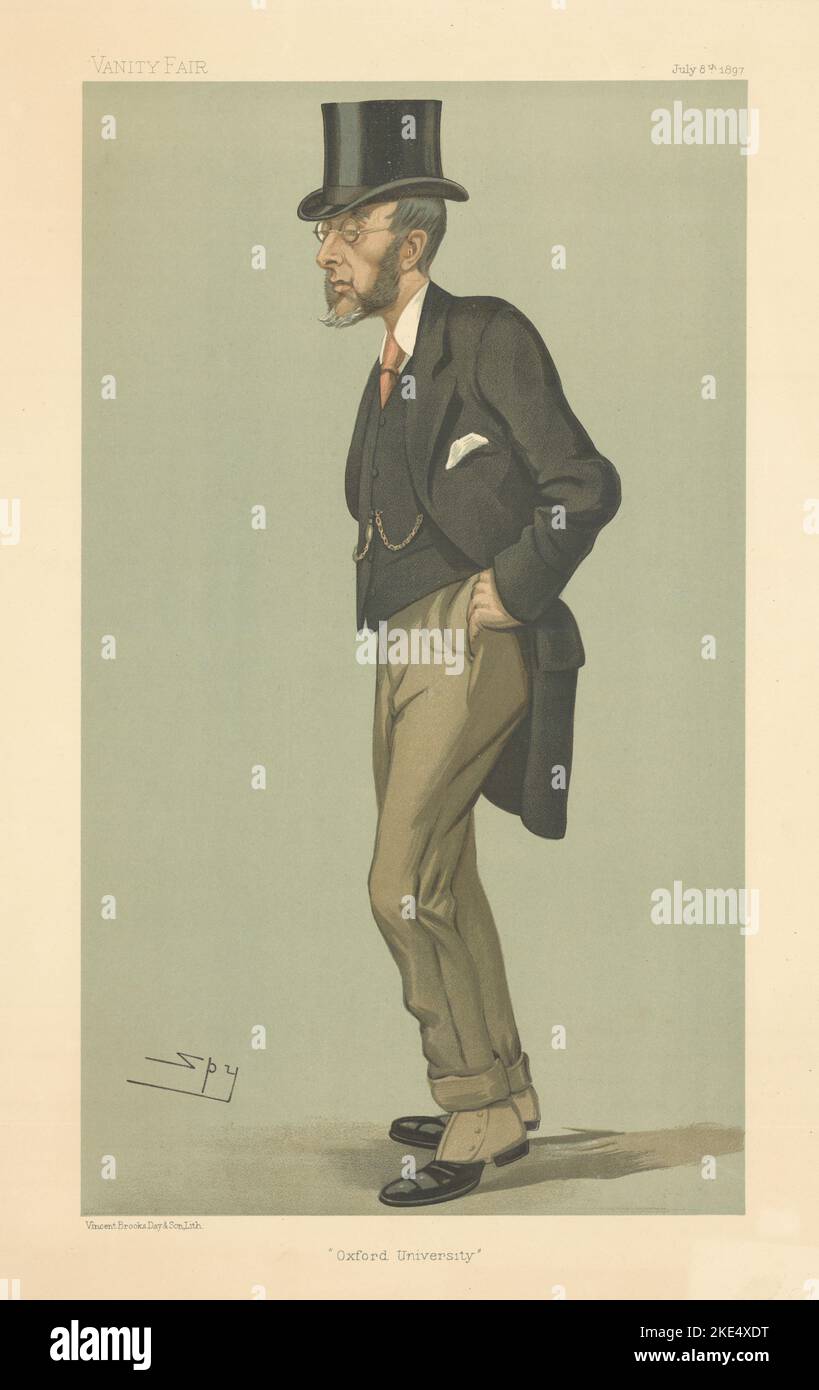 LE DESSIN ANIMÉ DE L'ESPION VANITY FAIR John Gilbert Talbot « Oxford University » et Kent MP 1897 Banque D'Images