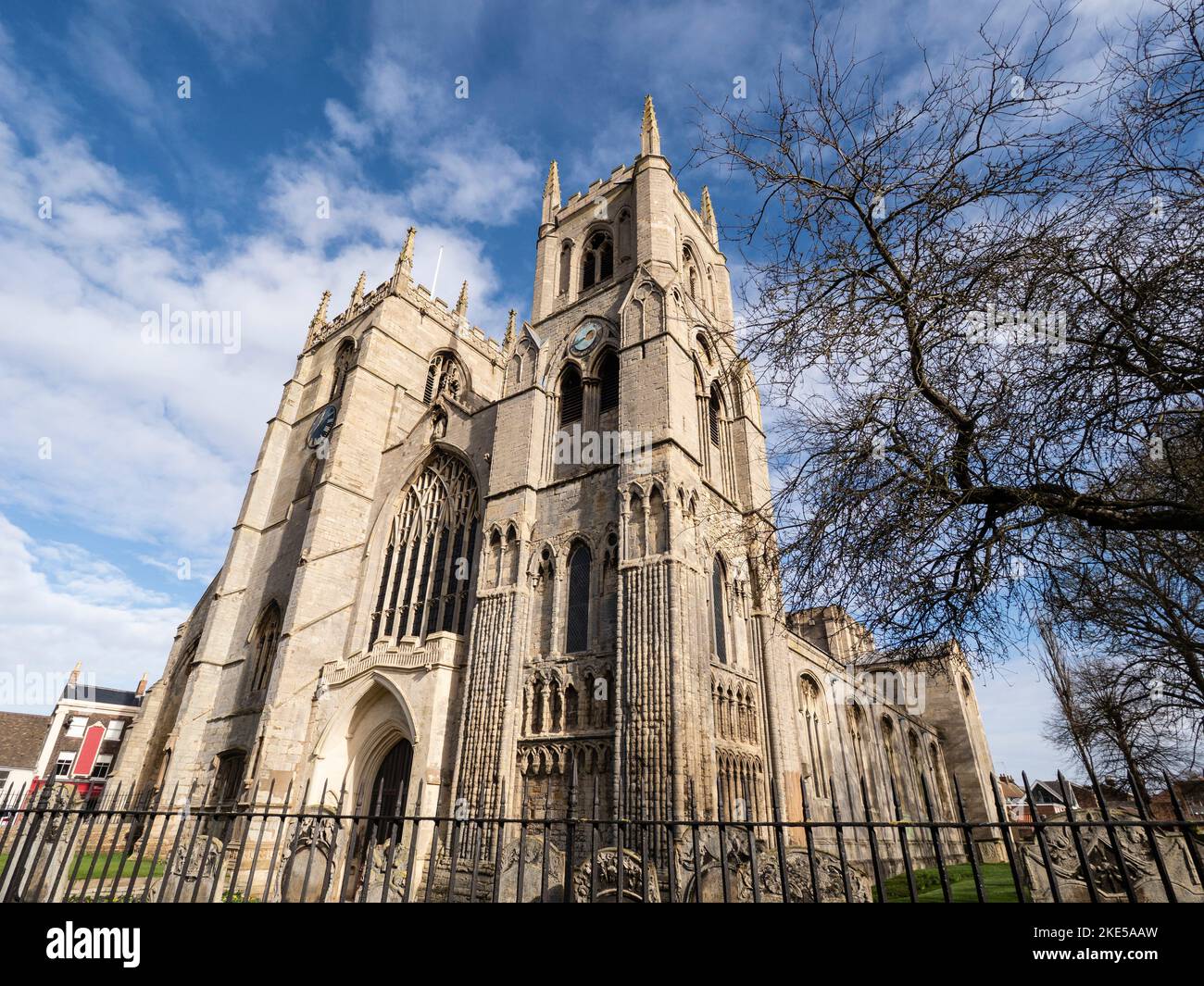 The Minster, King's Lynn, Norfolk, Angleterre Banque D'Images