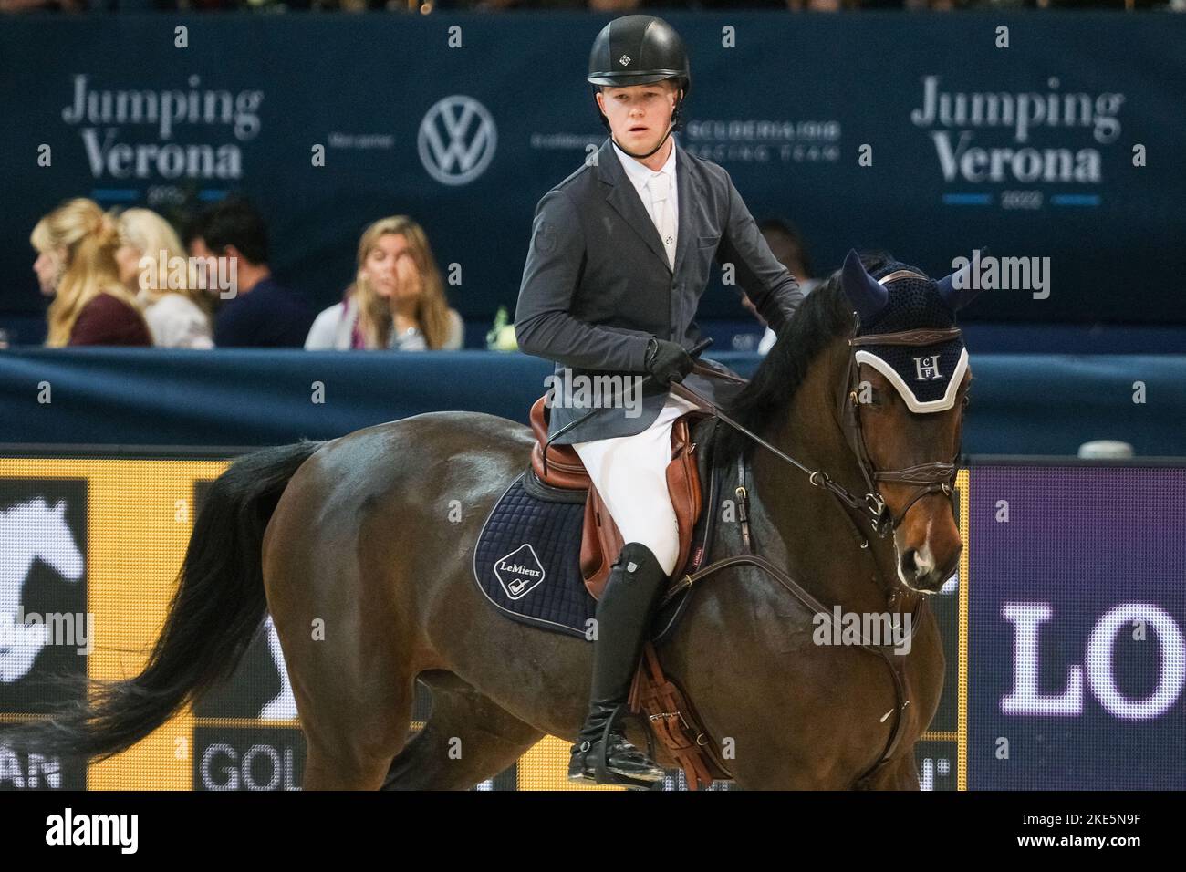 FEI coupe du monde de saut à la palangre 2022 - Fiera Cavalli 2022 6th novembre 2022, Pala Volkswagen, Vérone, Italie Banque D'Images