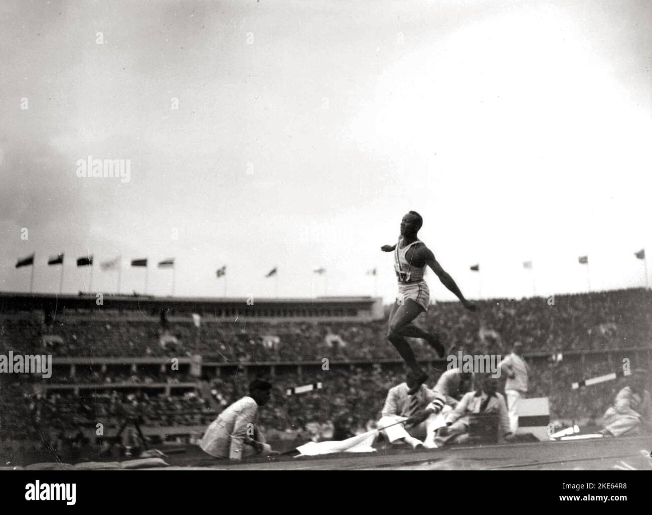 Saut En Longueur Masculin Aux Jeux Olympiques D'été De 1936 Champion de saut en longueur Banque de photographies et d’images à