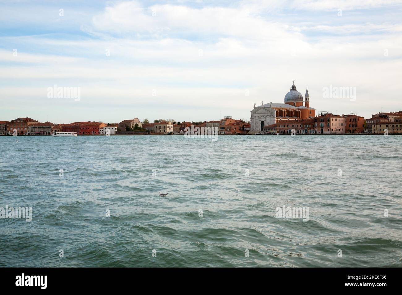 Église du Rédempteur le plus Saint.Paysage de Venise, Italie.Vue de Fondamenta Zattere Banque D'Images