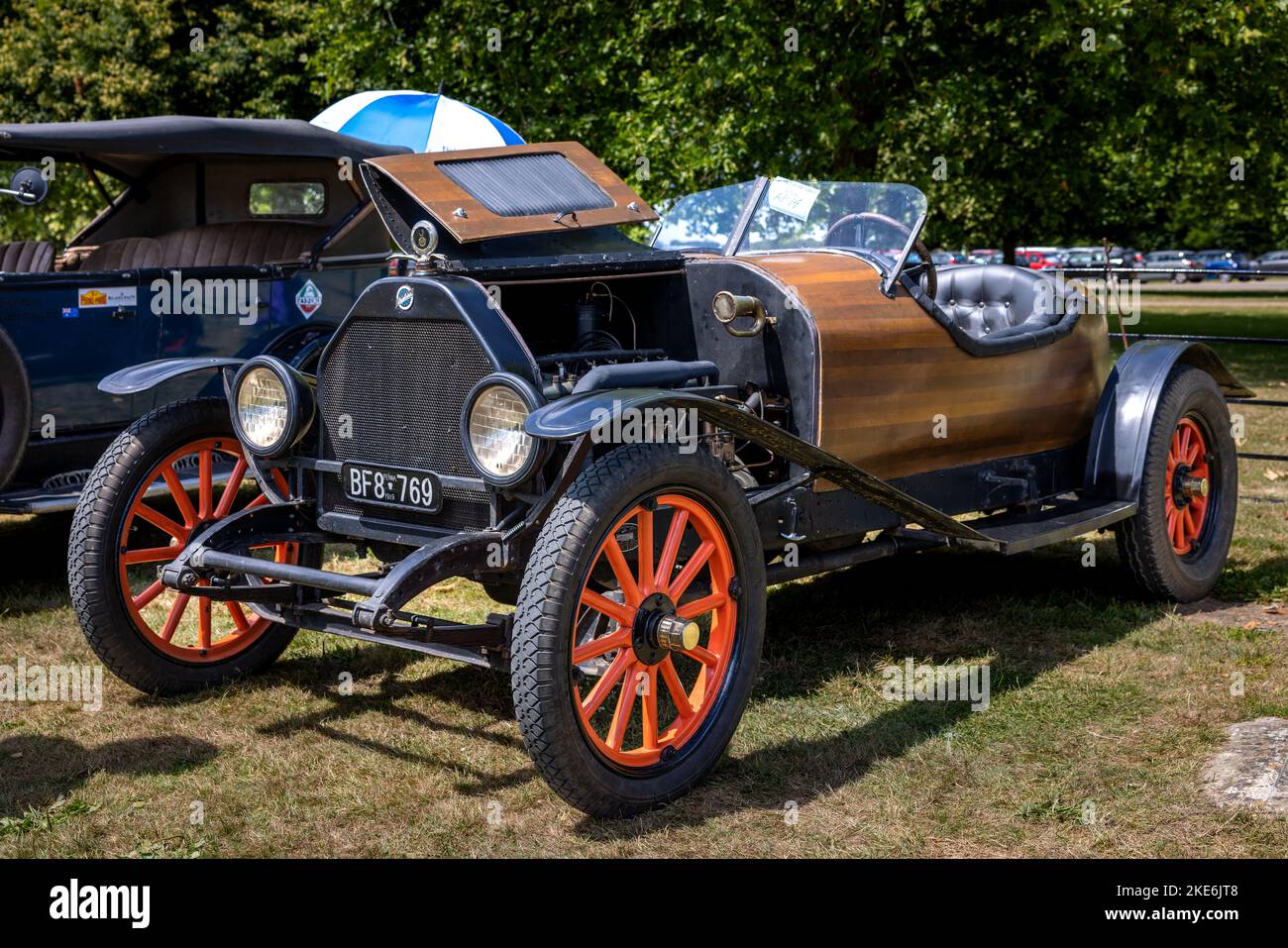 1919 Studebaker Light six Special «BF 8769» en exposition lors du rallye American Auto Club des Giants, qui s'est tenu au Palais de Blenheim le 10th juillet 2022 Banque D'Images