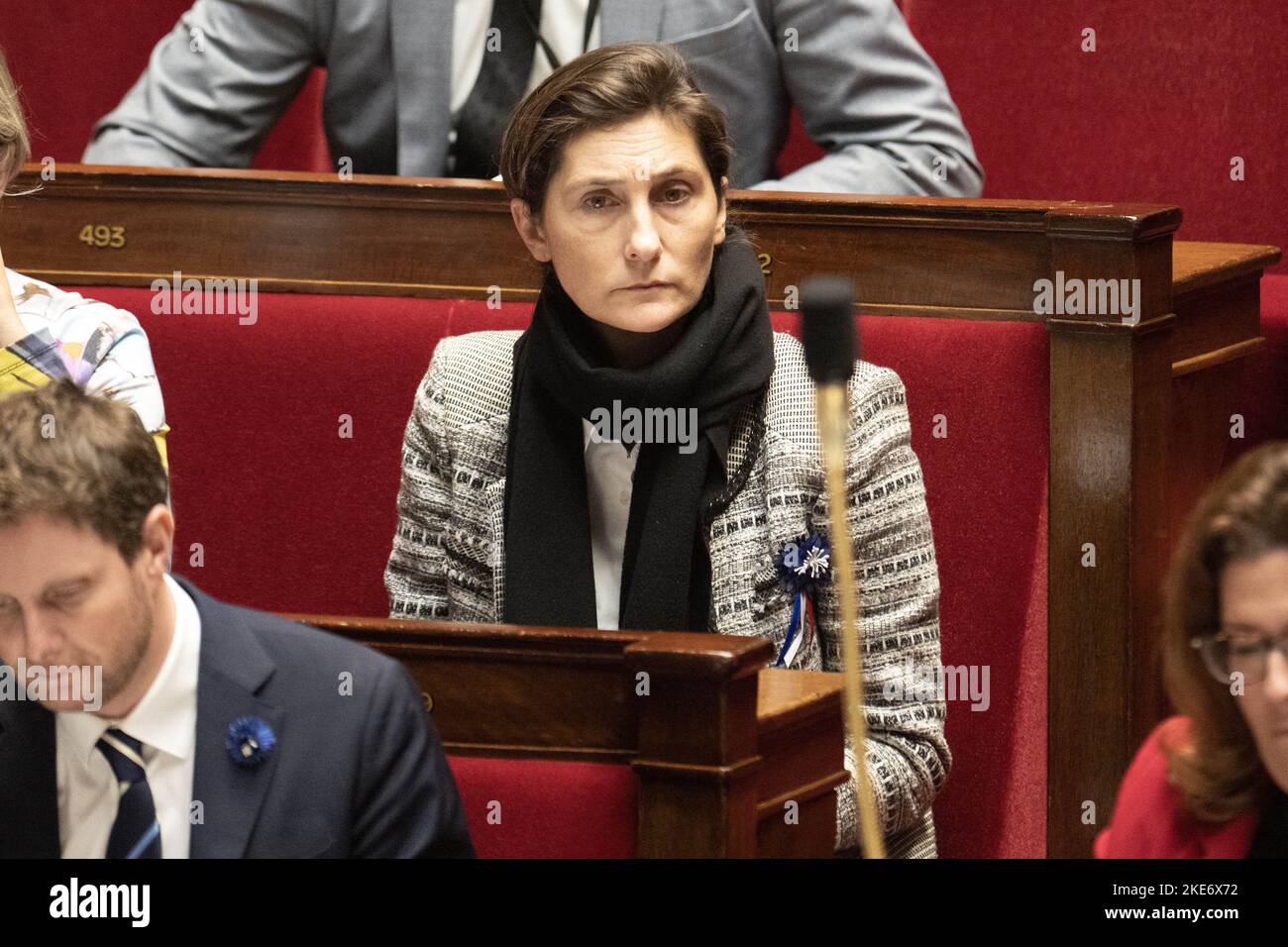 Amélie Oudéa-Castéra : Une Vision Pour L'Avenir Du Sport En France La ministre française des Sports, Amélie Oudea-Castera, assiste à une