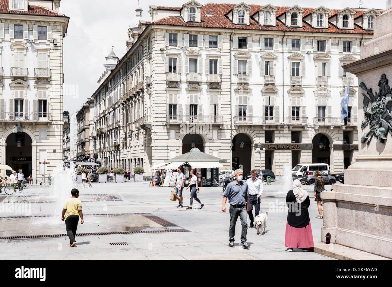 Ville de Turin, Piémont, Italie Banque D'Images