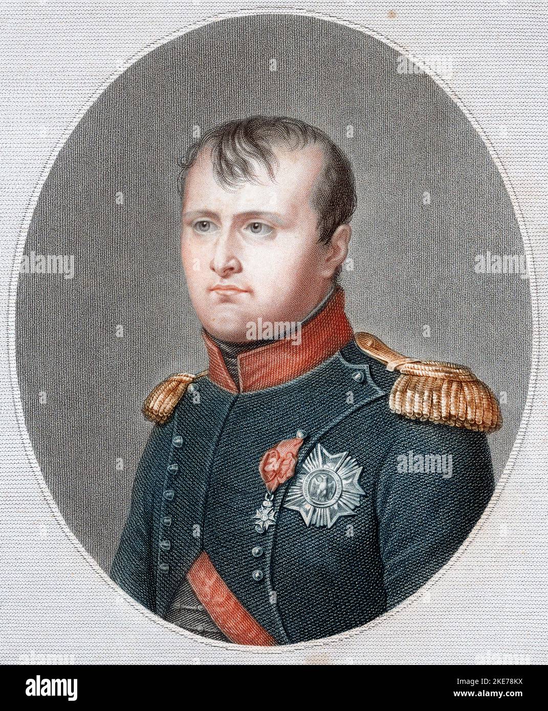 Napoléon Bonaparte (Napoleone Buonaparte; 1769 – 1821), chef militaire et politique français Banque D'Images