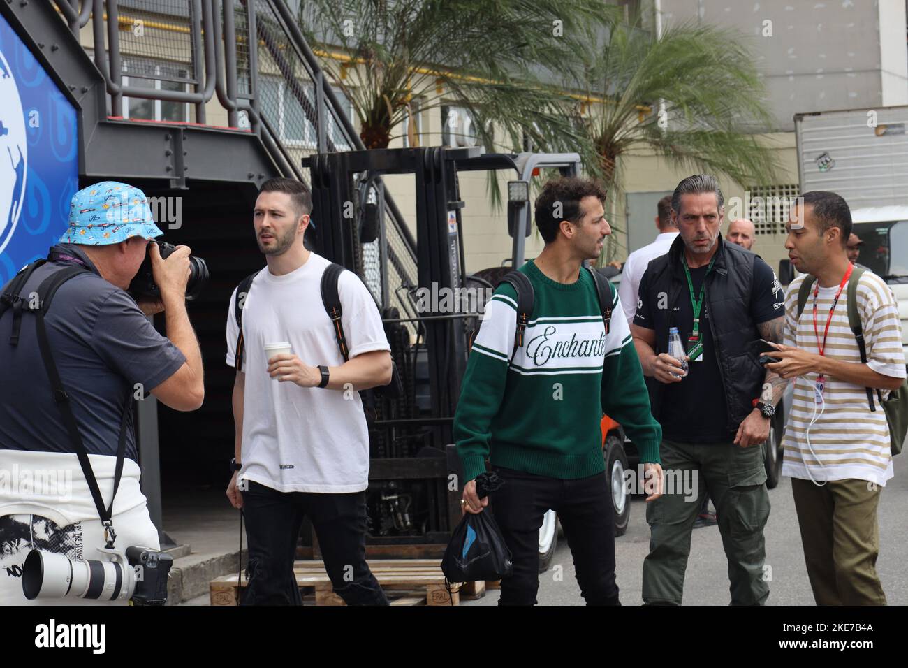 SÃO PAULO, SP - 10.11.2022: 2022 GRAND PRIX DE FORMULE 1 DE SAO PAULO - #3 Daniel RICCIARDO, McLaren F1 Team pendant le Grand Prix de Formule 1 de São Paulo 2022 qui s'est tenu au circuit Interlagos à São Paulo, SP. (Photo: Cristiano Andujar/Fotoarena) Banque D'Images