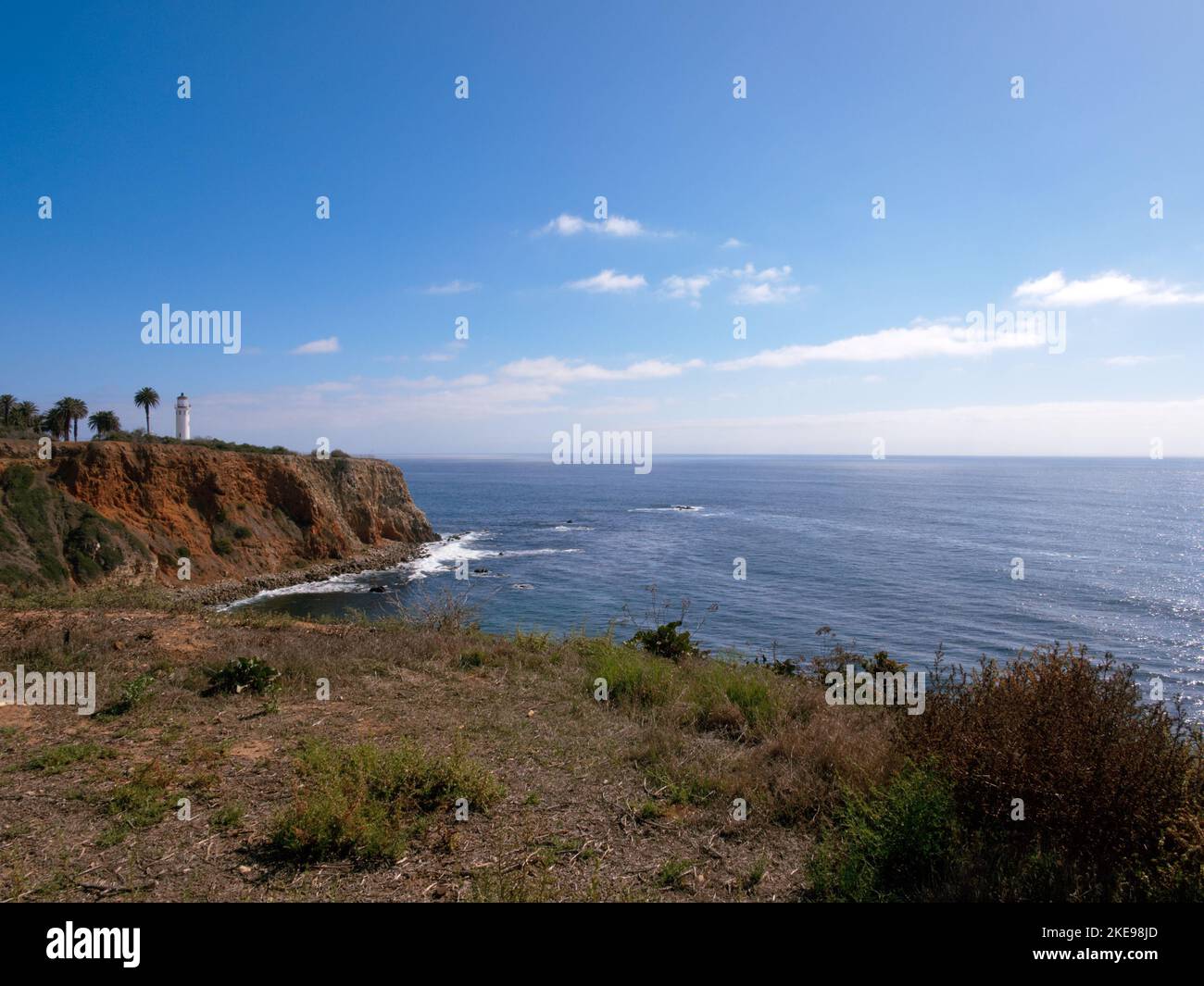 Phare de point Vincente à Rancho Palos Verdes, Californie, États-Unis Banque D'Images