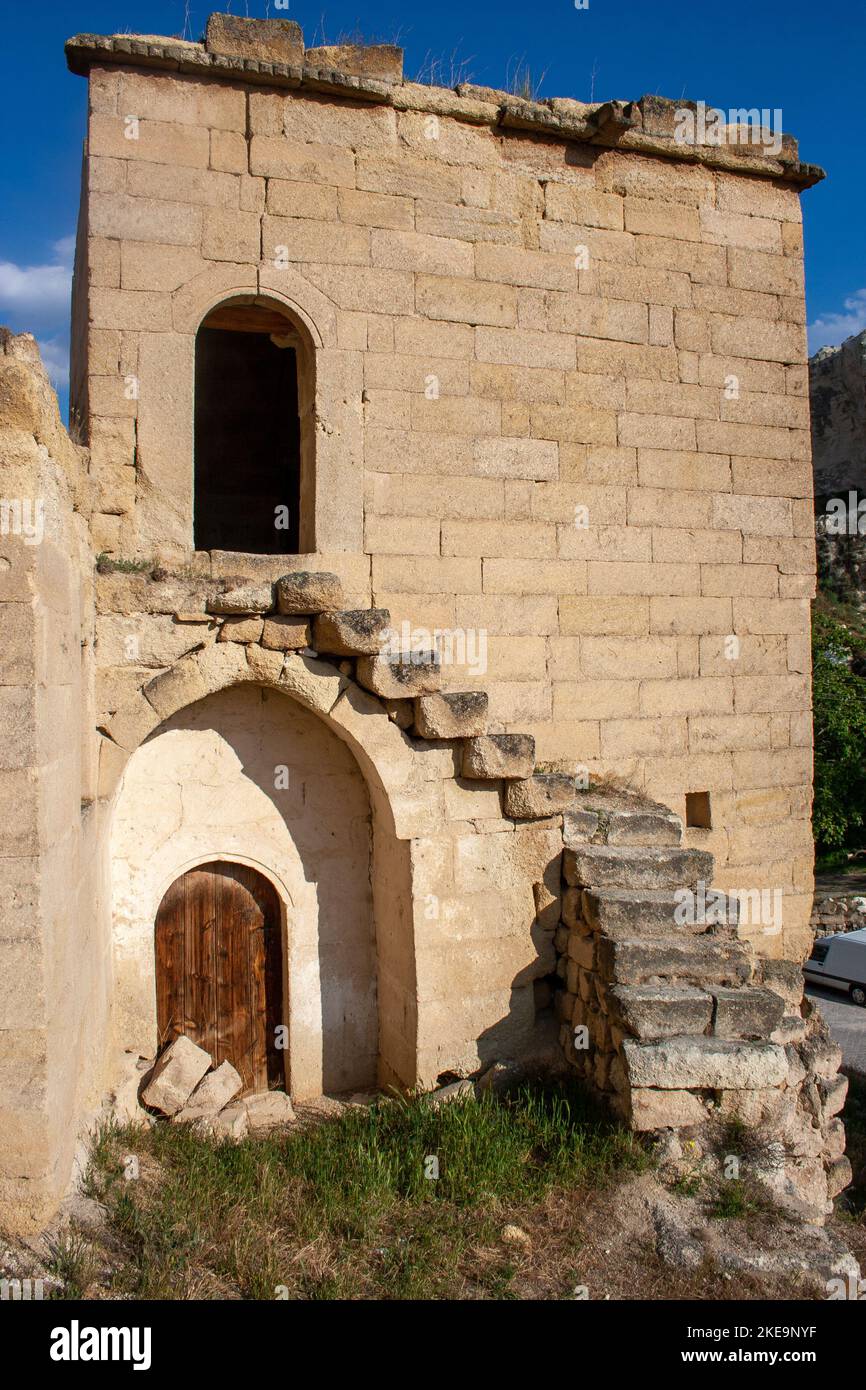 Un village dans la région antique de la région centrale de l'Anatolie, Turquie Banque D'Images