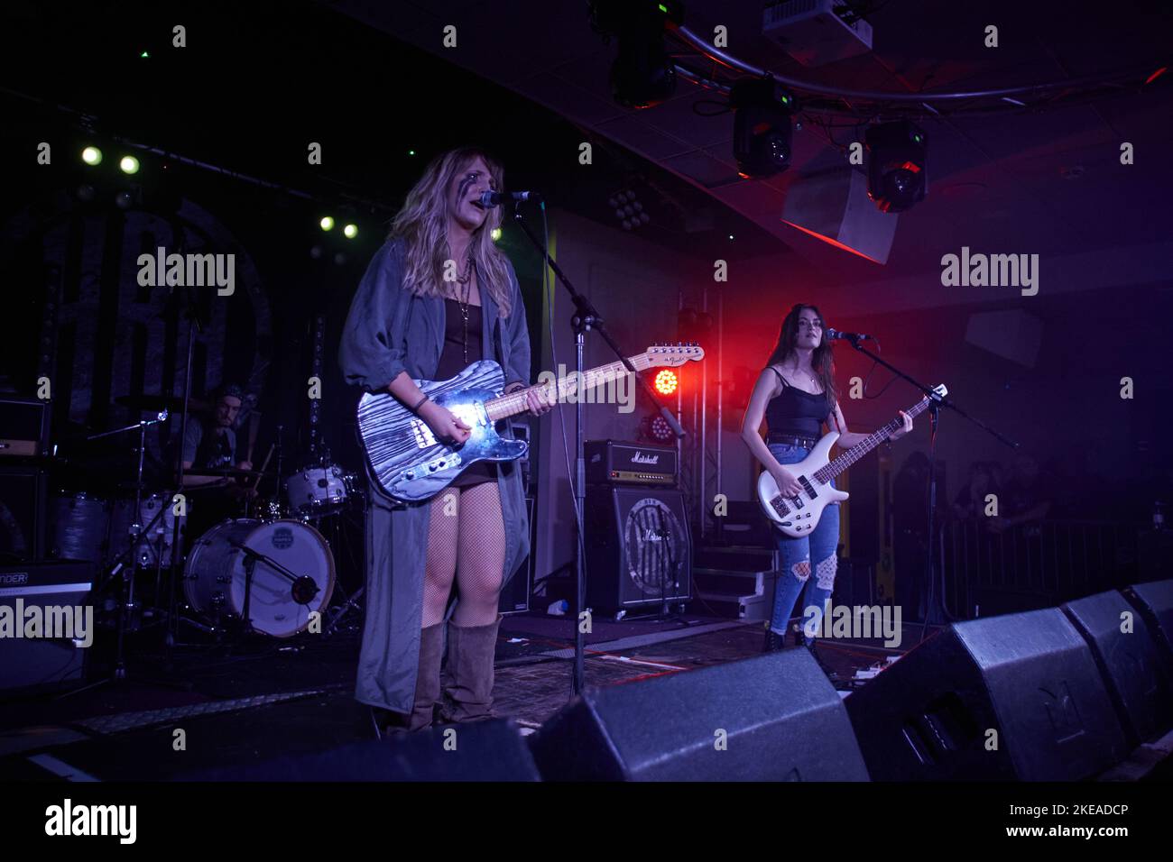 Muddibrooke, en live à Hard Rock Hell XV, novembre 2022, photos de John Lambeth. Banque D'Images