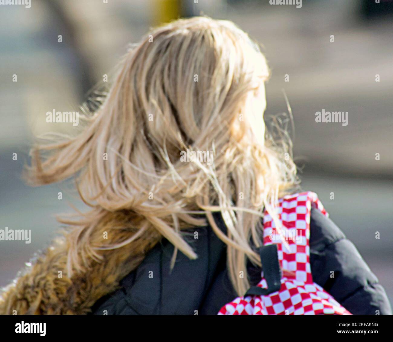 Glasgow, Écosse, Royaume-Uni 11th novembre 2022. Météo au Royaume-Uni : les vents violents ont vu les gens se battre dans les rues de la ville. Crédit Gerard Ferry/Alay Live News Banque D'Images