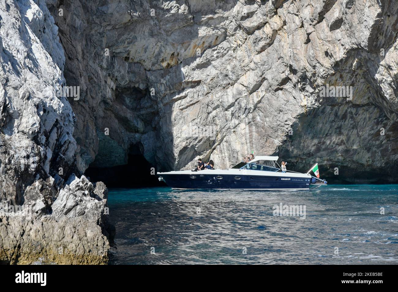 Green Grotto, Capri, Italie Banque D'Images
