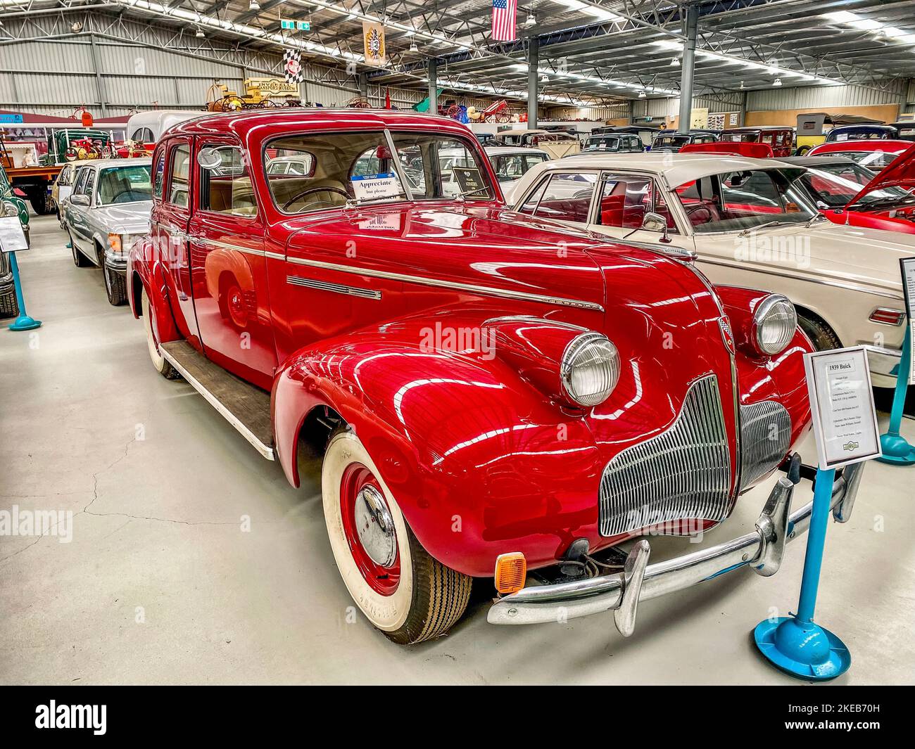 Un break 1939 de Buick d'époque au National transport Museum de Nouvelle-Galles du Sud, en Australie Banque D'Images