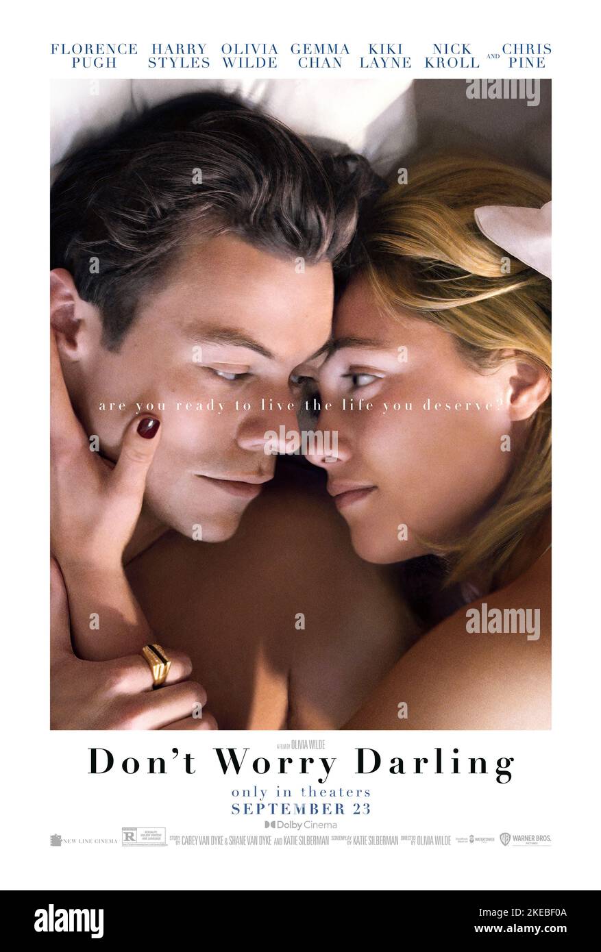 NE VOUS INQUIÉTEZ PAS DARLING (2022), RÉALISÉ PAR OLIVIA WILDE. Crédit : DIVERTISSEMENT / Album VERTIGO Banque D'Images