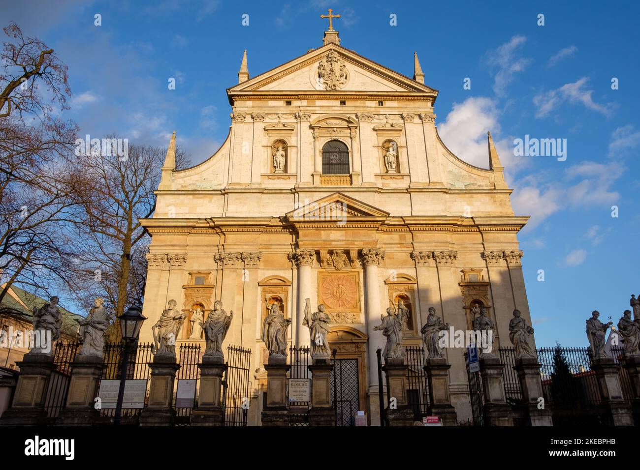 Vieille ville de Cracovie - église Saint-Pierre-et-Paul Banque D'Images