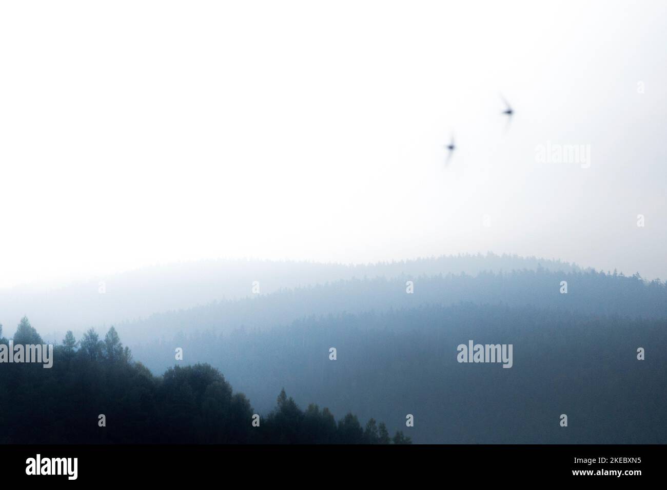 Vue depuis la montagne Banque D'Images