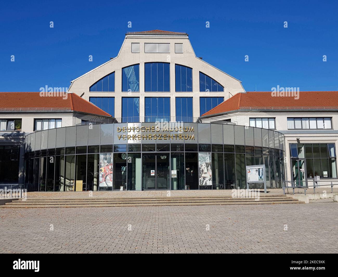 Munich, le centre de transport est une branche du musée allemand de Bavariapark. Architecte Wilhelm Bertsch, 1906. Expositions historiques sur terre et sur l'eau. Banque D'Images