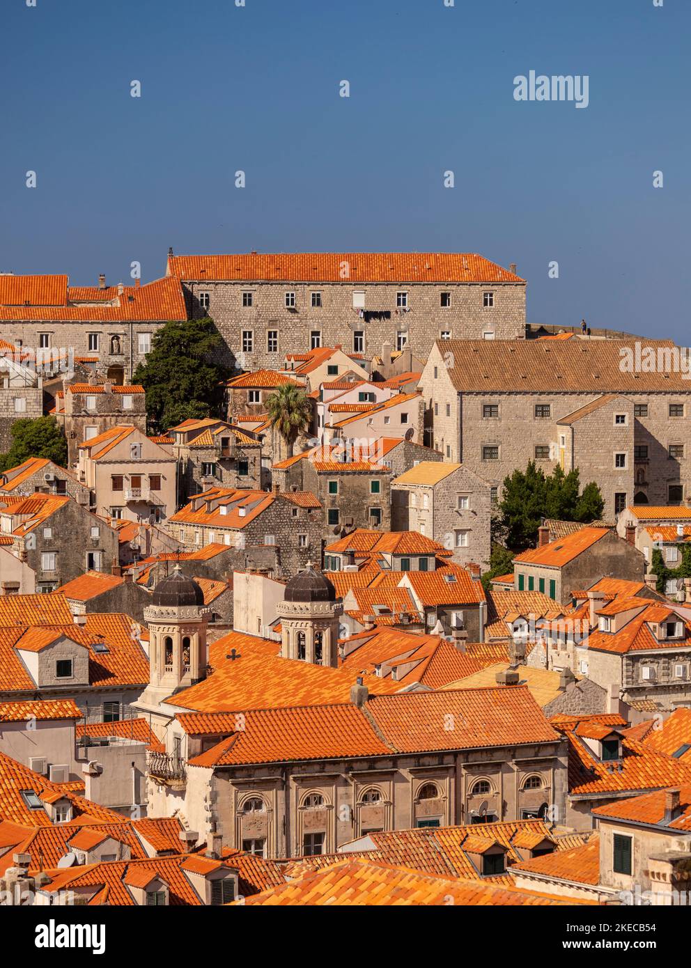 DUBROVNIK, CROATIE, EUROPE - la ville fortifiée de Dubrovnik sur la côte de la Dalmation. Banque D'Images