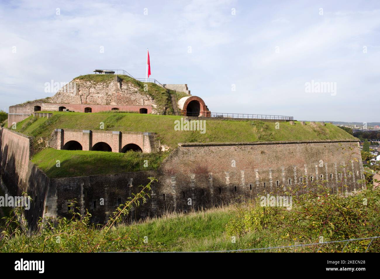 Forteresse de Saint Pieter sur une montagne à Maastricht aux pays-Bas Banque D'Images