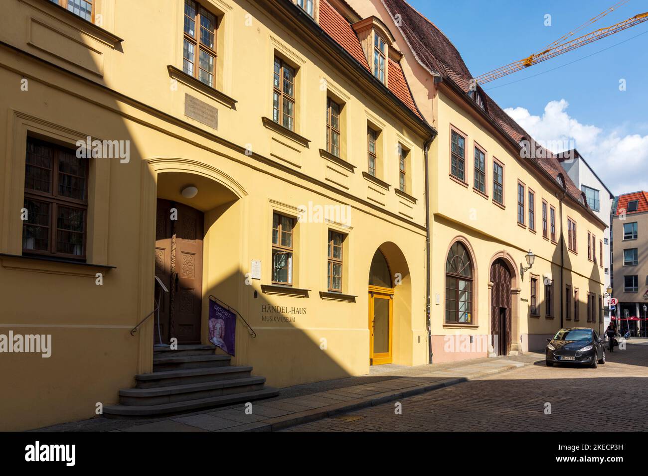 Halle (Saale), Händel-Haus (maison de Handel) en Saxe-Anhalt, Allemagne Banque D'Images