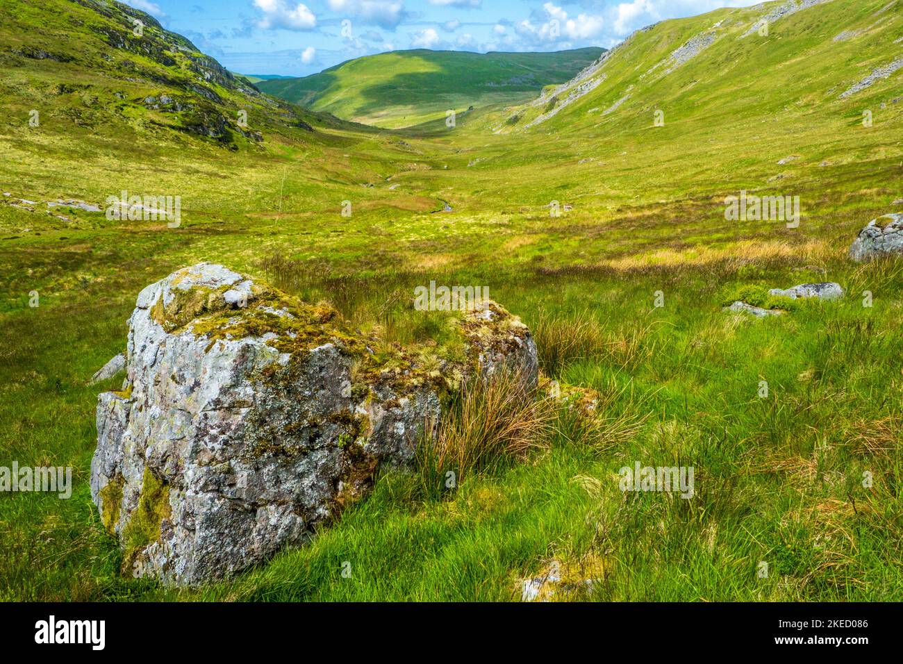 Les montagnes Cambriennes du pays de Galles est une région sauvage et reculée Banque D'Images