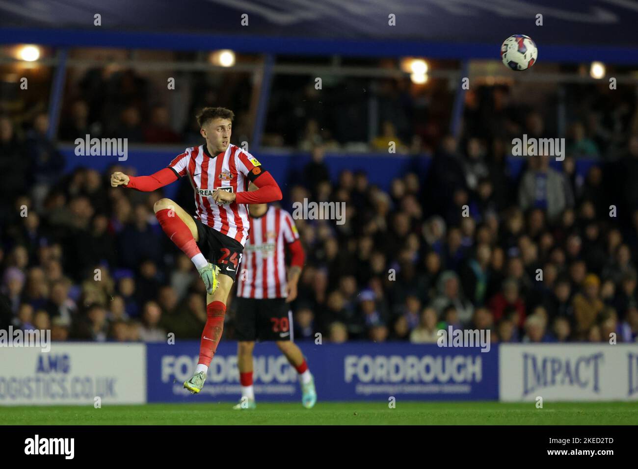 Birmingham, Royaume-Uni. 11th novembre 2022. DaN Neil #24 de Sunderland lors du match de championnat Sky Bet Birmingham City vs Sunderland à St Andrews, Birmingham, Royaume-Uni, 11th novembre 2022 (photo de Nick Browning/News Images) à Birmingham, Royaume-Uni le 11/11/2022. (Photo de Nick Browning/News Images/Sipa USA) crédit: SIPA USA/Alay Live News Banque D'Images