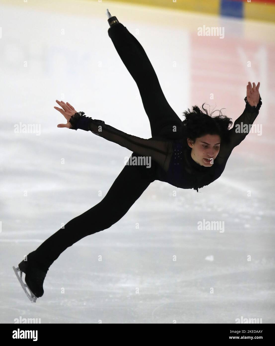 Corey Circelli du Canada pendant le programme court pour hommes pendant le Grand Prix of Figure Skating 2022 de l'UIP à Ice Sheffield. Date de la photo: Vendredi 11 novembre 2022. Banque D'Images