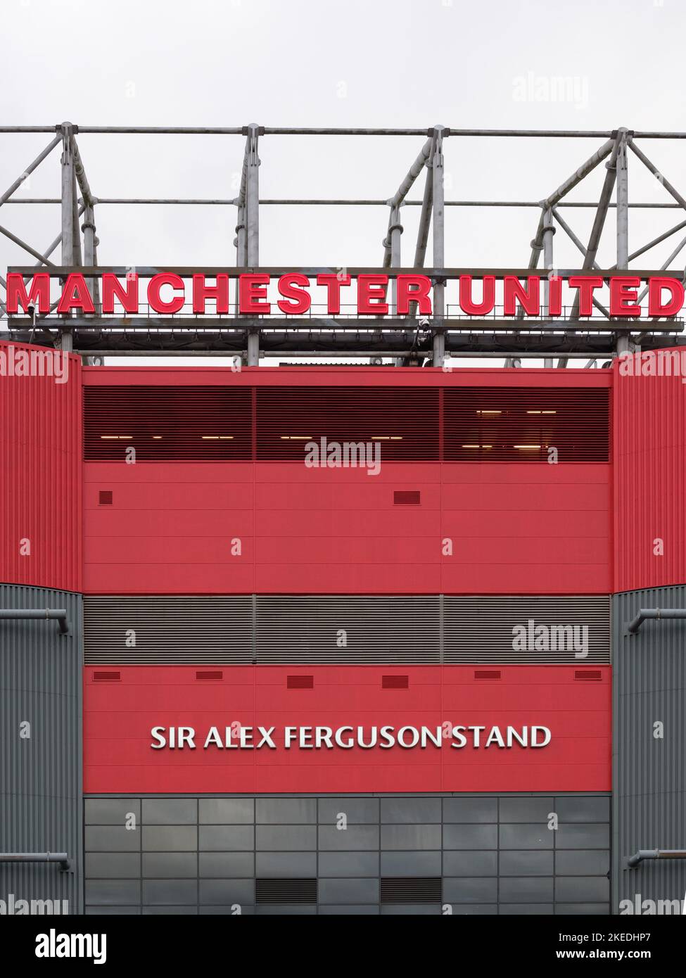 Stade Old Trafford, Manchester - Manchester United FC Banque D'Images