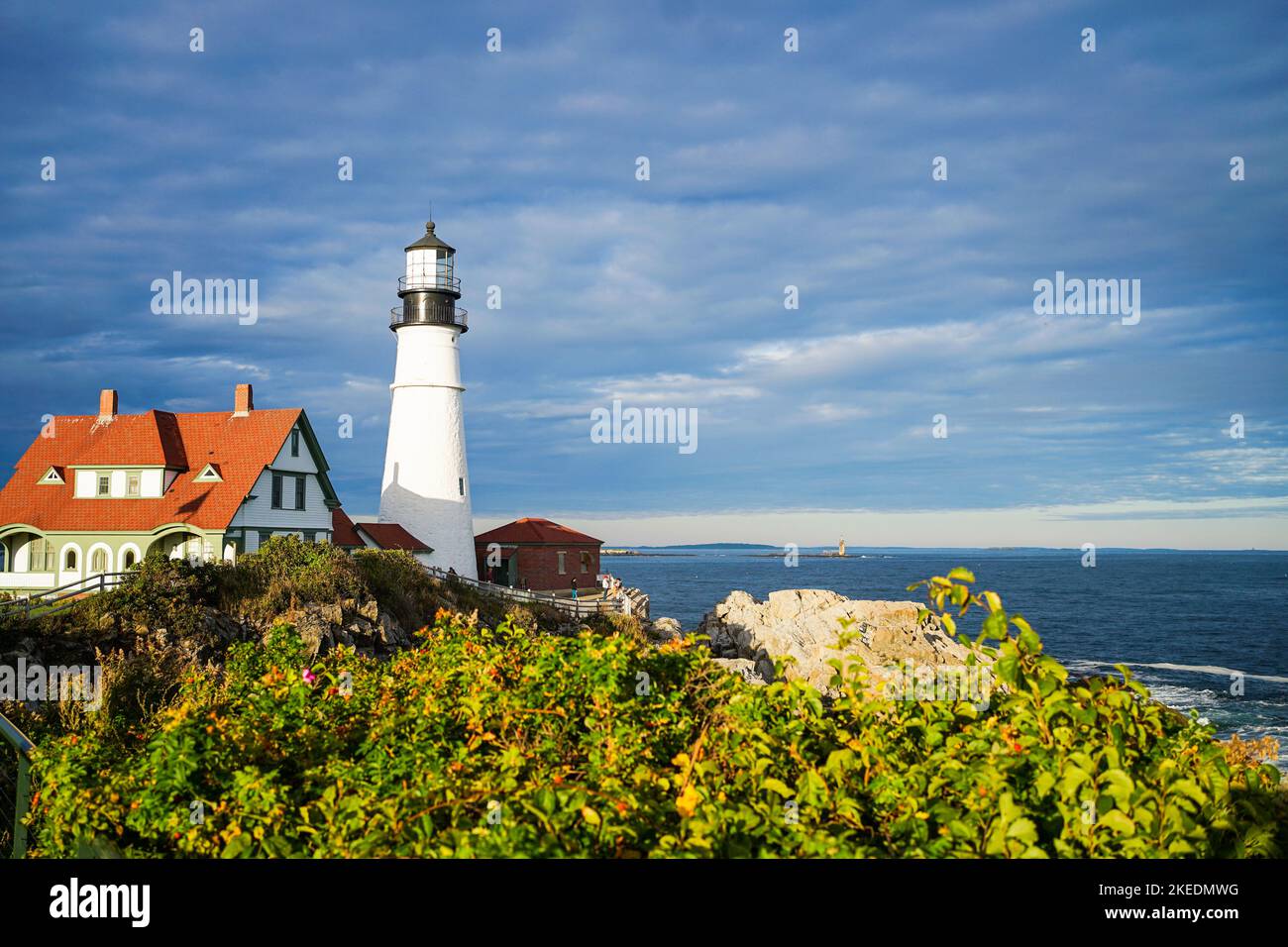 Portland Head Light Banque D'Images
