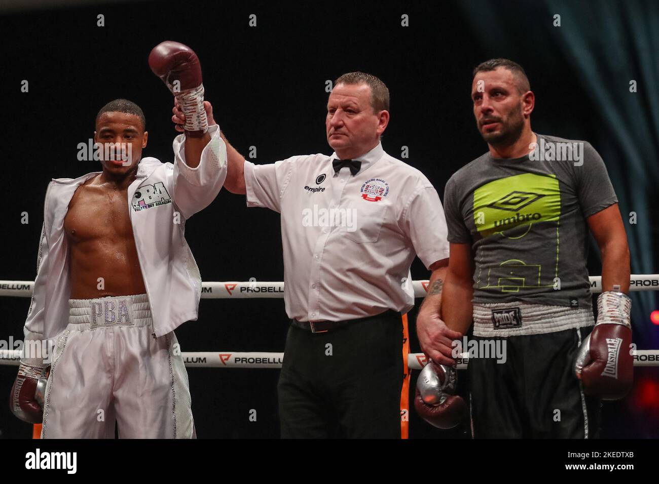 Nicolie Campbell remporte la carte Sunny Edwards vs Felix Alvarado à Utilita Arena, Sheffield, Royaume-Uni. 11th novembre 2022. (Photo de Gareth Evans/News Images) Credit: News Images LTD/Alay Live News Banque D'Images