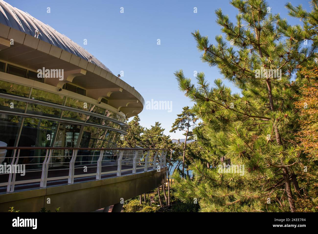 Nurimaru APEC House à Busan en Corée du Sud, où le sommet de l'APEC s'est tenu en 2005 le 19 octobre 2022 Banque D'Images