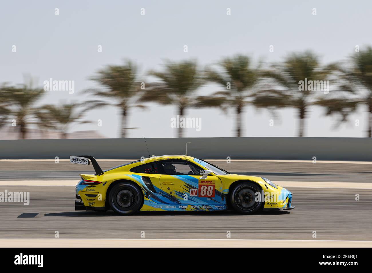 88 POORDAD Fred (etats-unis), LINDSEY Patrick (etats-unis), HEYLEN Jan (bel), Dempsey-Proton Racing, Porsche 911 RSR - 19, action pendant la WTCR - course de Bahreïn 2022, 8th tour de la FIA World Touring car Cup 2022, sur le circuit international de Bahreïn de 10 novembre à 12 à Sakhir, Bahreïn - photo Alexandre Guillaumot / DPPI Banque D'Images