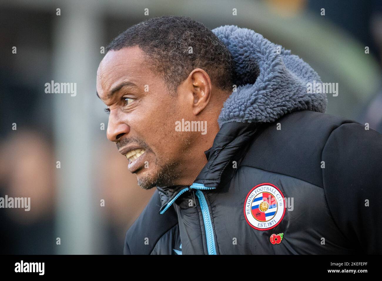 Paul Ince, un abattu responsable de la lecture lors du match de championnat Sky Bet Hull City vs Reading au MKM Stadium, Hull, Royaume-Uni, 12th novembre 2022 (photo de James Heaton/News Images) Banque D'Images