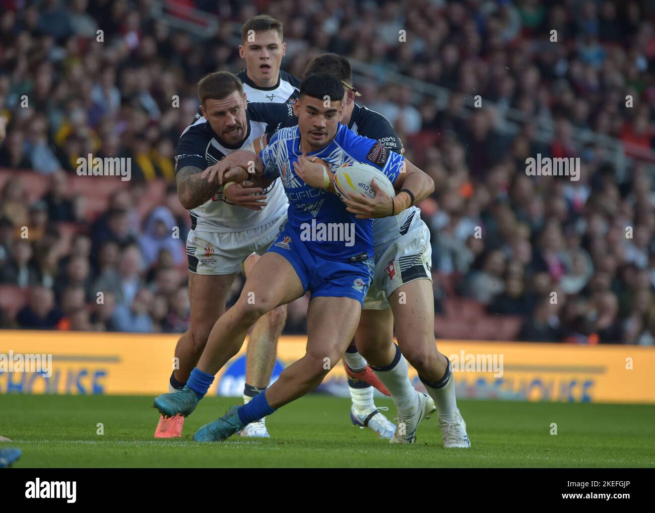 Londres, Royaume-Uni. 12th novembre 2022. Coupe du monde de rugby 2021 demi-finale entre l'Angleterre et les Samoa aux Émirats, Arsenal, Londres, Royaume-Uni sur 12 novembre 2022 (photo de Craig Cresswell/Alamy Live News) Banque D'Images