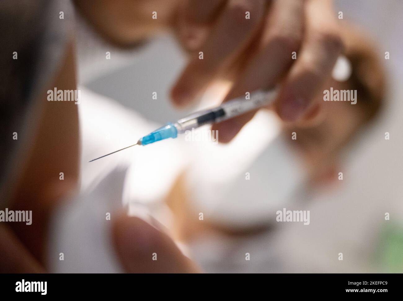 Stuttgart, Allemagne. 18th octobre 2022. Une vaccination à grande échelle contre la diphtérie est prévue au Royaume-Uni. Credit: Marijan Murat/dpa/Symbolbild/dpa/Alay Live News Banque D'Images