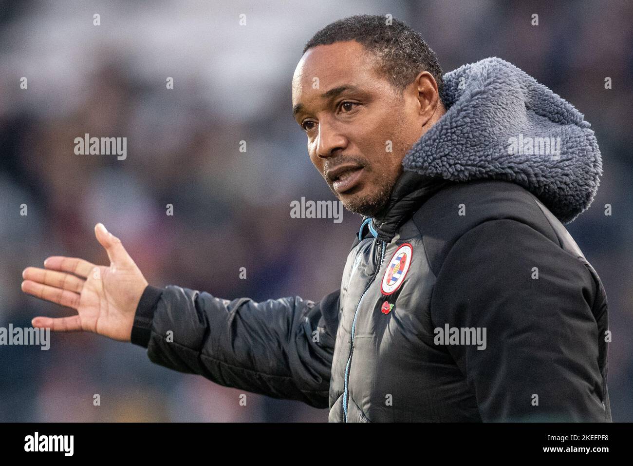 Paul Ince responsable de la lecture gestes et réactions pendant le match du championnat Sky Bet Hull City vs Reading au MKM Stadium, Hull, Royaume-Uni, 12th novembre 2022 (photo de James Heaton/News Images) Banque D'Images