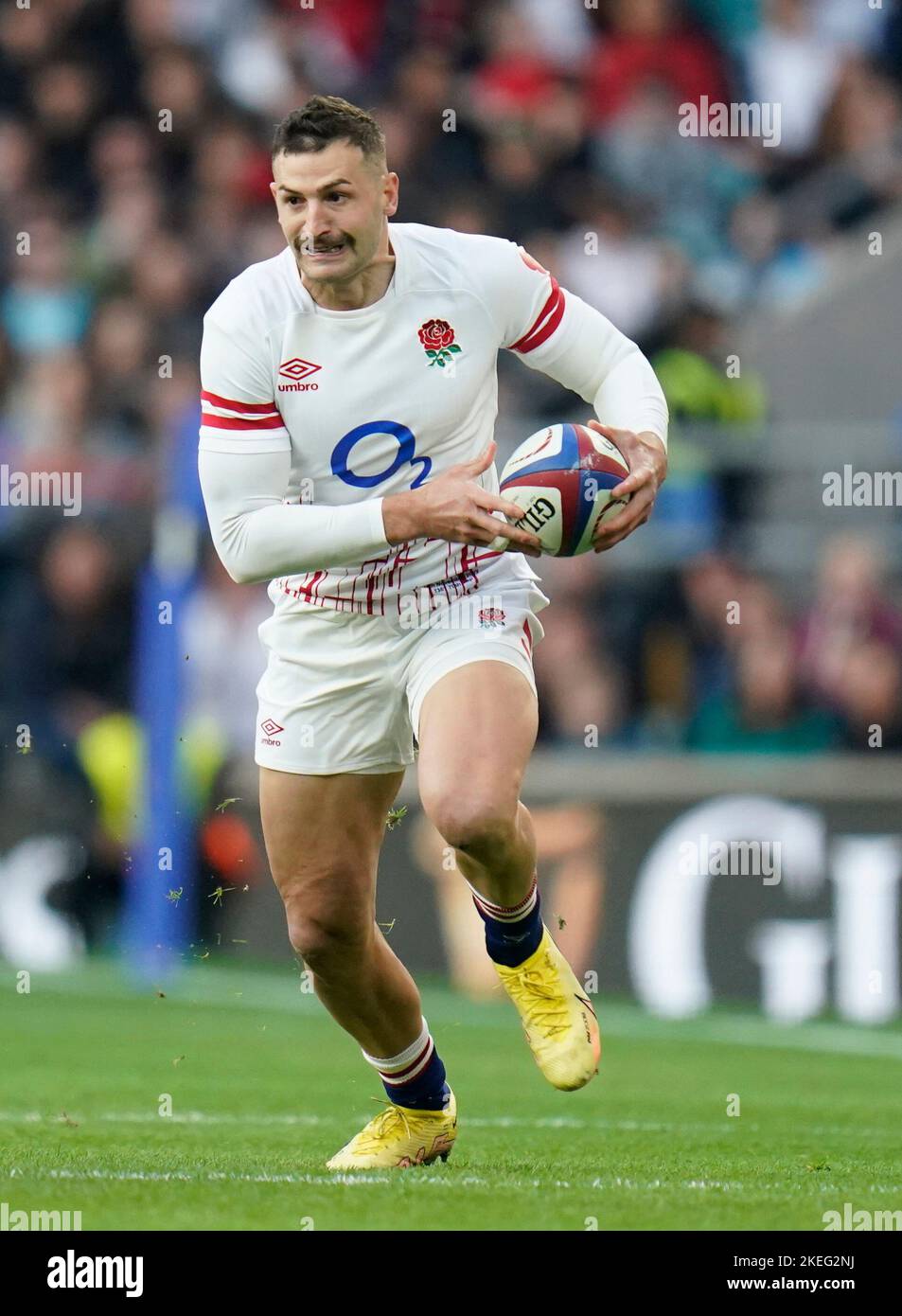 Jonny May en Angleterre lors du match international d'automne au stade Twickenham, Londres. Date de la photo: Samedi 12 novembre 2022. Banque D'Images