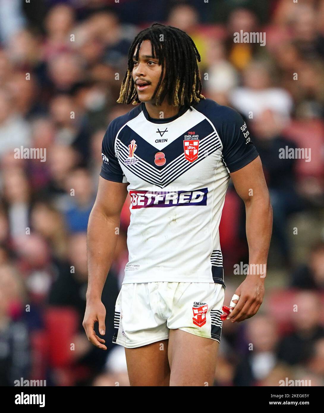 Dominc Youngs en Angleterre lors du match de demi-finale de la coupe du monde de rugby au stade Emirates, Londres. Date de la photo: Samedi 12 novembre 2022. Banque D'Images