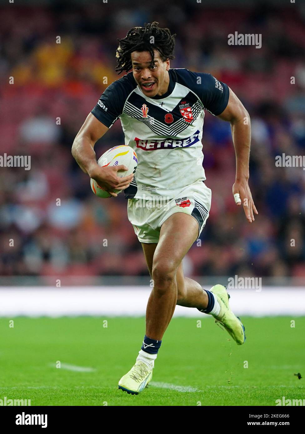 Dominc Youngs en Angleterre lors du match de demi-finale de la coupe du monde de rugby au stade Emirates, Londres. Date de la photo: Samedi 12 novembre 2022. Banque D'Images