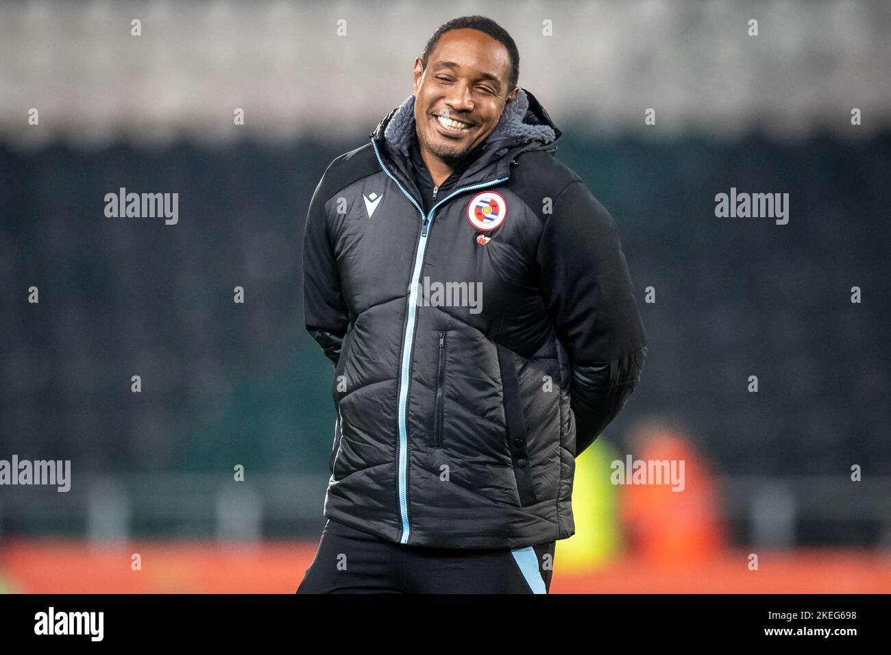 Paul Ince, responsable de Reading, célèbre la victoire après le match du championnat Sky Bet Hull City vs Reading au MKM Stadium, Hull, Royaume-Uni, 12th novembre 2022 (photo de James Heaton/News Images) Banque D'Images