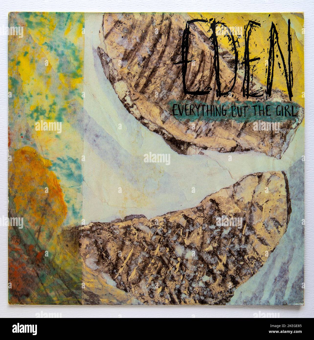 LP Cover of Eden, le premier album studio de Everything but the Girl, sorti en 1984 Banque D'Images