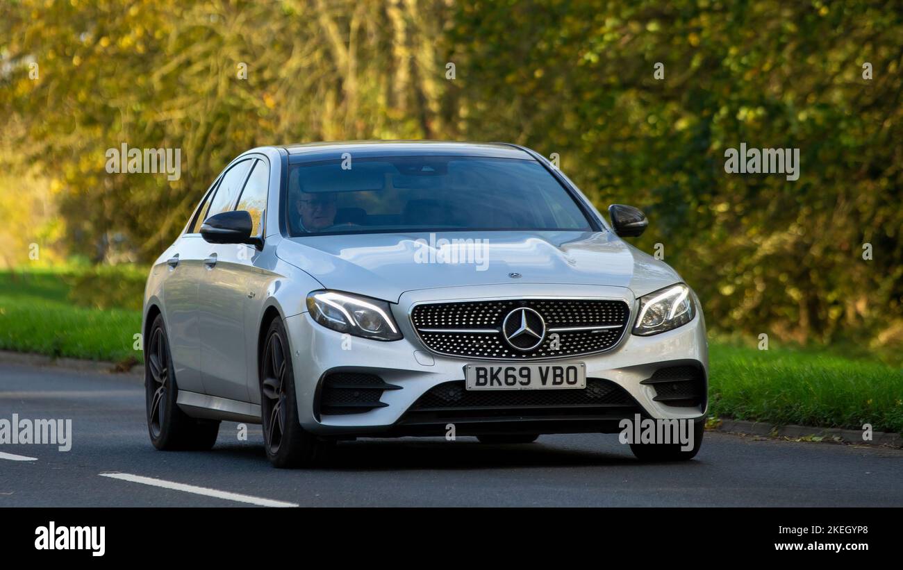 2019 Mercedes Benz E hybride électrique Banque D'Images