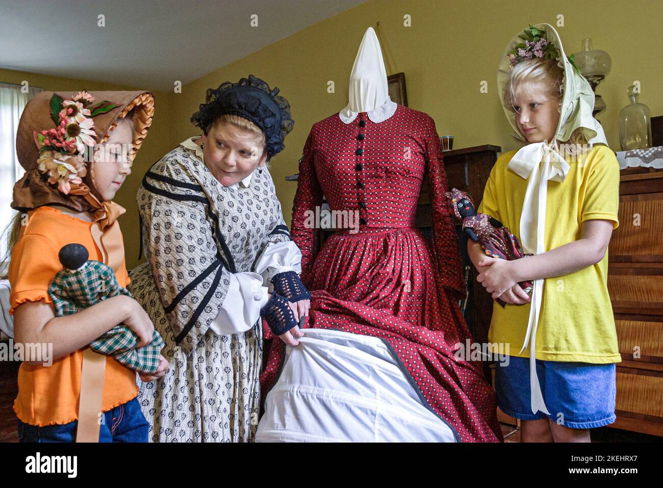 Newport News Virginia, Endview Plantation, les visiteurs Voyage voyage tourisme touristique sites touristiques culture culturelle, groupe de vacances personnes pers Banque D'Images