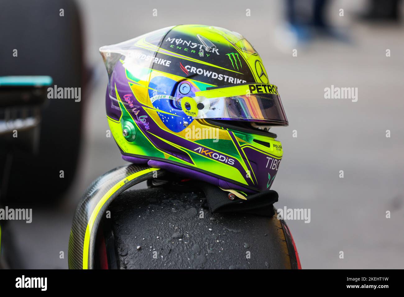 12 novembre 2022, Rome, Brésil casque, casque, HAMILTON Lewis (gbr), Mercedes AMG F1 Team W13