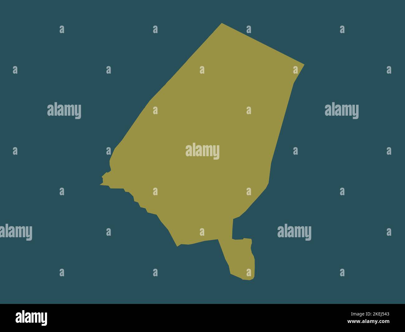 Kanem, région du Tchad. Forme de couleur unie Banque D'Images